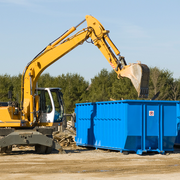 what are the rental fees for a residential dumpster in McDade